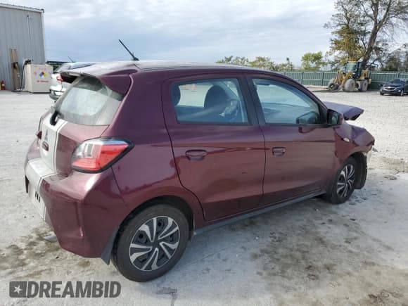 ✅ 2021 Mitsubishi Mirage ES • VIN: ML32AUHJ1MH010850 • Лот: 89850935. Опубликован ранее на Copart с пробегом 67 589 миль. Бесплатный доступ к архиву аукционных продаж из США и подробный отчёт об истории автомобиля на DreamBid. Изображение 3.