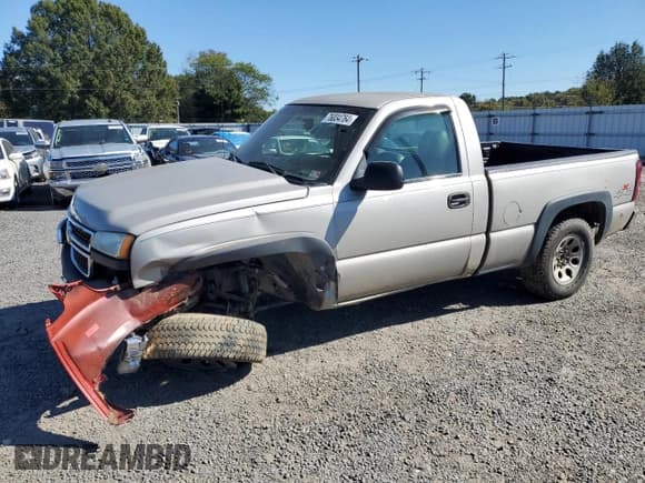 ✅ 2006 Chevrolet Silverado 1500 Work Truck • VIN: 1GCEK14V16Z239363 • Лот: 76834764. Опубликован ранее на Copart с пробегом 199 733 миль. Бесплатный доступ к архиву аукционных продаж из США и подробный отчёт об истории автомобиля на DreamBid. Изображение 1.