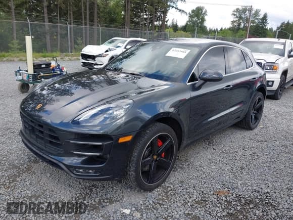 ✅ 2017 Porsche Macan Turbo • VIN: WP1AF2A54HLB61081 • Lot: 42243168. Listed on IAAI with 51,178 mi. Free auction sales archive from the USA and detailed vehicle history report at DreamBid. Image 2.