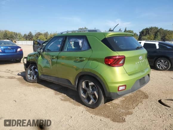 2024 Hyundai Venue Limited с VIN KMHRC8A32RU327393, выставлен на аукционе Copart как лот 84463555 с пробегом 14 806 миль миль и Списание • Salvage title. История ставок и продаж доступна на DreamBid. Изображение 2.