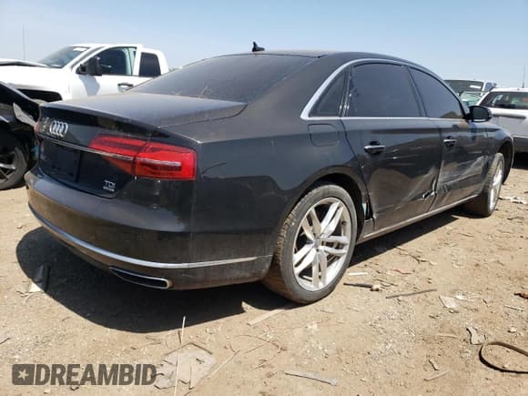 ✅ 2015 Audi A8 3.0L TDI • VIN: WAU3MAFD2FN006795 • Lot: 51791283. Listed on Copart with 106,415 mi. Free auction sales archive from the USA and detailed vehicle history report at DreamBid. Image 3.