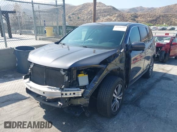 ✅ 2018 Honda Pilot EX-L • VIN: 5FNYF6H57JB044438 • Lot: 42996544. Listed on IAAI with 86,612 mi. Free auction sales archive from the USA and detailed vehicle history report at DreamBid. Image 2.