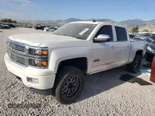2014 Chevrolet Silverado 1500 High Country with VIN 3GCUKTEC4EG438717, listed as a Copart auction lot 65782465 with 173,377 mi miles and Salvage title. Bid and sale history available at DreamBid. Image 1.