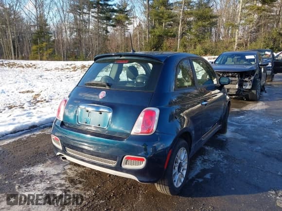 ✅ 2013 FIAT 500 Sport • VIN: 3C3CFFBRXDT684613 • Lot: 43886617. Listed on IAAI with 89,938 mi. Free auction sales archive from the USA and detailed vehicle history report at DreamBid. Image 4.