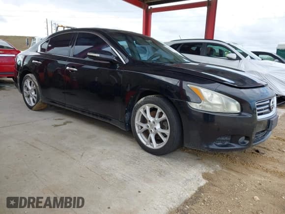 ✅ 2013 Nissan Maxima S • VIN: 1N4AA5AP4DC810395 • Lot: 43870495. Listed on IAAI with 173,066 mi. Free auction sales archive from the USA and detailed vehicle history report at DreamBid. Image 1.