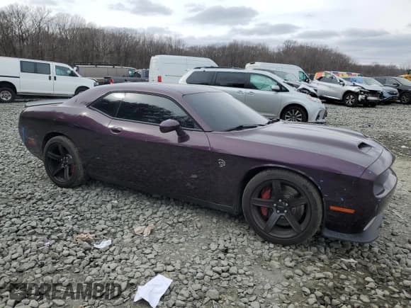 ✅ 2022 Dodge Challenger SRT Hellcat • VIN: 2C3CDZC95NH101672 • Lot: 44799415. Listed on Copart with 20,878 mi. Free auction sales archive from the USA and detailed vehicle history report at DreamBid. Image 4.