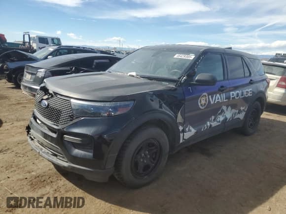 ✅ 2020 Ford Police Interceptor Utility • VIN: 1FM5K8AC7LGC67604 • Лот: 46429305. Опубликован ранее на Copart с пробегом 57 733 миль. Бесплатный доступ к архиву аукционных продаж из США и подробный отчёт об истории автомобиля на DreamBid. Изображение 1.