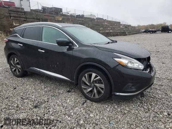 ✅ 2018 Nissan Murano SV • VIN: 5N1AZ2MH6JN173480 • Lot: 90608095. Listed on Copart with 125,920 mi. Free auction sales archive from the USA and detailed vehicle history report at DreamBid. Image 4.