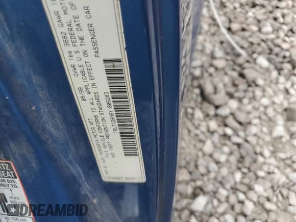 ✅ 2000 Audi TT • VIN: TRUTC28N6Y1006283 • Lot: 93885695. Listed on Copart with 148,376 mi. Free auction sales archive from the USA and detailed vehicle history report at DreamBid. Image 12.