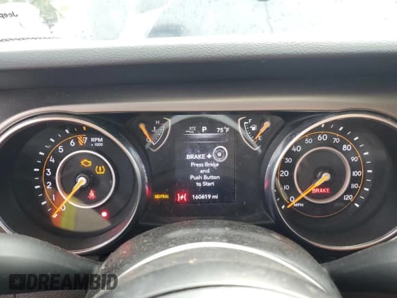 ✅ 2020 Jeep Wrangler Unlimited Sport S • VIN: 1C4HJXDG1LW109830 • Lot: 83998625. Listed on Copart with 160,619 mi. Free auction sales archive from the USA and detailed vehicle history report at DreamBid. Image 9.