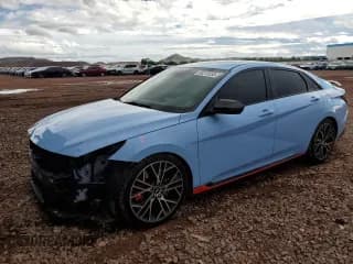 ✅ 2022 Hyundai Elantra • VIN: KMHLW4AK4NU002414 • Лот: 93272335. Опубликован ранее на Copart с пробегом 32 712 миль. Бесплатный доступ к архиву аукционных продаж из США и подробный отчёт об истории автомобиля на DreamBid. Изображение 1.