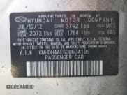 ✅ 2013 Hyundai Elantra Limited • VIN: KMHDH4AE6DU604139 • Lot: 67251095. Listed on Copart with 131,729 mi. Free auction sales archive from the USA and detailed vehicle history report at DreamBid. Image 12.