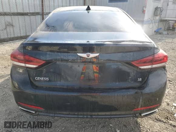 2016 Hyundai Genesis 3.8L z VIN KMHGN4JE2GU139336, wystawiony jako Copart lot #82713374 z przebiegiem 58 330 mil mil oraz Szkoda całkowita • Salvage title. Historia ofert i sprzedaży dostępna na DreamBid. Obrazek 6.