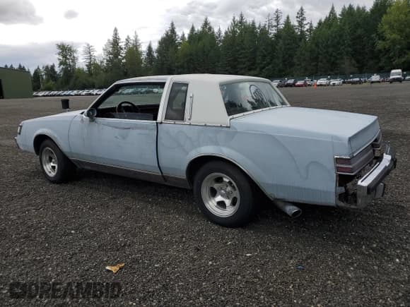 ✅ 1984 Buick Regal Limited • VIN: 1G4AM47A5EH547090 • Lot: 63082845. Listed on Copart with 84,561 mi. Free auction sales archive from the USA and detailed vehicle history report at DreamBid. Image 2.