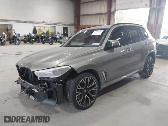 ✅ 2022 BMW X5 M • VIN: 5YMJU0C04N9L18508 • Lot: 43253696. Listed on IAAI with 39,865 mi. Free auction sales archive from the USA and detailed vehicle history report at DreamBid. Image 2.
