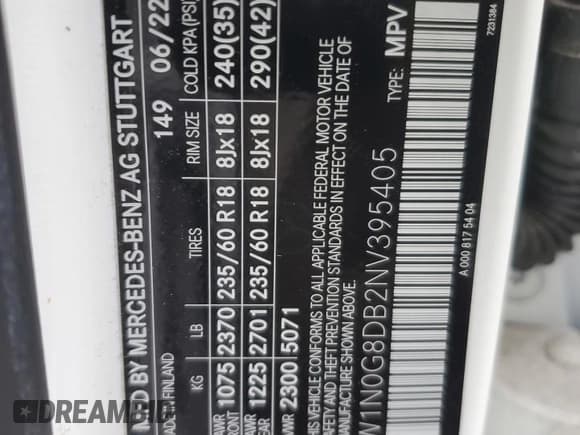 ✅ 2022 Mercedes-Benz GLC 300 • VIN: W1N0G8DB2NV395405 • Lot: 93252565. Wystawiony na Copart z przebiegiem 40 946 mil. Bezpłatny archiwum sprzedaży aukcyjnych z USA i szczegółowy raport historii pojazdu na DreamBid. Zdjęcie 13.