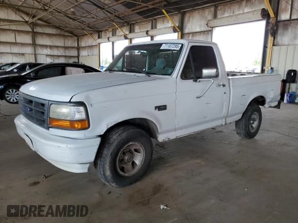 ✅ 1995 Ford F-150 • VIN: 1FTEF15Y6SNA67491 • Lot: 71107295. Listed on Copart with 190,753 mi. Free auction sales archive from the USA and detailed vehicle history report at DreamBid. Image 1.