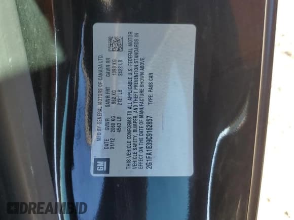 ✅ 2012 Chevrolet Camaro 2LS • VIN: 2G1FA1E39C9162857 • Lot: 84033455. Wystawiony na Copart z przebiegiem 135 868 mil. Bezpłatny archiwum sprzedaży aukcyjnych z USA i szczegółowy raport historii pojazdu na DreamBid. Zdjęcie 12.