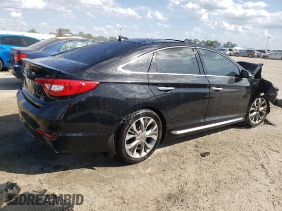 ✅ 2015 Hyundai Sonata Sport • VIN: 5NPE34AB0FH112703 • Lot: 46249153. Listed on Copart with 73,957 mi. Free auction sales archive from the USA and detailed vehicle history report at DreamBid. Image 3.