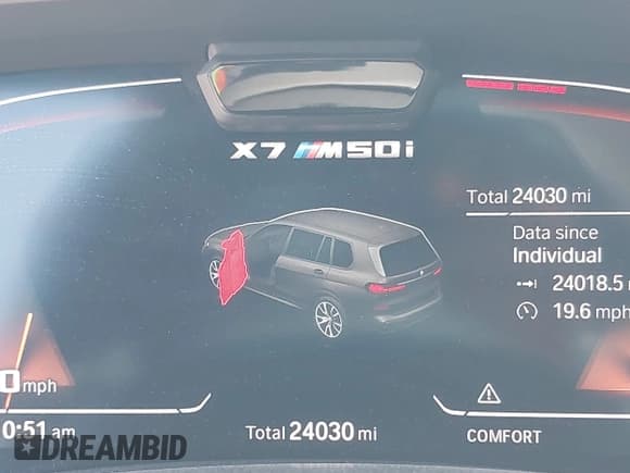 ✅ 2022 BMW X7 M50i • VIN: 5UXCX6C06N9K18629 • Лот: 42615345. Опубликован ранее на IAAI с пробегом 24 030 миль. Бесплатный доступ к архиву аукционных продаж из США и подробный отчёт об истории автомобиля на DreamBid. Изображение 16.