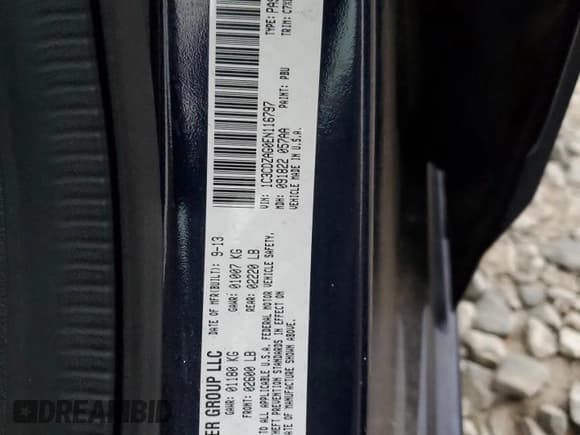 ✅ 2014 Dodge Avenger SE • VIN: 1C3CDZAG0EN116797 • Lot: 77863874. Wystawiony na Copart z przebiegiem 140 289 mil. Bezpłatny archiwum sprzedaży aukcyjnych z USA i szczegółowy raport historii pojazdu na DreamBid. Zdjęcie 12.