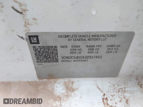 ✅ 2018 Chevrolet Silverado 2500HD Work Truck • VIN: 1GB2CUEG8JZ317412 • Lot: 42549203. Wystawiony na IAAI z przebiegiem 229 057 mil. Bezpłatny archiwum sprzedaży aukcyjnych z USA i szczegółowy raport historii pojazdu na DreamBid. Zdjęcie 8.