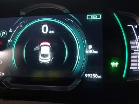 ✅ 2020 Hyundai Ioniq SE • VIN: KMHC75LC0LU188586 • Lot: 41574970. Wystawiony na IAAI z przebiegiem 99 258 mil. Bezpłatny archiwum sprzedaży aukcyjnych z USA i szczegółowy raport historii pojazdu na DreamBid. Zdjęcie 15.