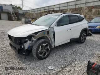 2022 Hyundai Tucson Limited z VIN 5NMJECAE5NH153711, wystawiony jako Copart lot #70660565 z przebiegiem 20 933 mil mil oraz Szkoda całkowita • Salvage title. Historia ofert i sprzedaży dostępna na DreamBid. Obrazek 1.