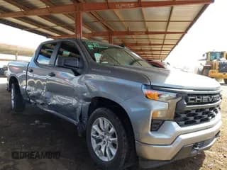 ✅ 2024 Chevrolet Silverado 1500 Custom • VIN: 1GCPABEK6RZ190333 • Лот: 43278166. Опубликован ранее на IAAI с пробегом 38 434 миль. Бесплатный доступ к архиву аукционных продаж из США и подробный отчёт об истории автомобиля на DreamBid. Изображение 1.