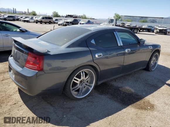 2007 Dodge Charger with VIN 2B3KA43R67H797756, listed as a Copart auction lot 58540464 with 188,934 mi miles and Salvage title. Bid and sale history available at DreamBid. Image 3.