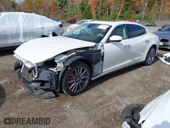 ✅ 2019 Maserati Quattroporte S Q4 • VIN: ZAM56YRA5K1308577 • Lot: 43483483. Listed on IAAI with 71,729 mi. Free auction sales archive from the USA and detailed vehicle history report at DreamBid. Image 2.