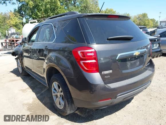 2016 Chevrolet Equinox LT with VIN 2GNFLFEK0G6109890, listed as a IAAI auction lot 43169514 with 117,569 mi miles and . Bid and sale history available at DreamBid. Image 3.