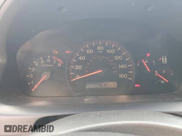 2005 Honda Accord LX with VIN 1HGCM71345A007779, listed as a Copart auction lot 57278755 with 220,826 mi miles and Salvage title. Bid and sale history available at DreamBid. Image 9.