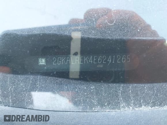 ✅ 2014 GMC Terrain SLE • VIN: 2GKALREK4E6241265 • Lot: 43122568. Wystawiony na IAAI z przebiegiem 134 073 mil. Bezpłatny archiwum sprzedaży aukcyjnych z USA i szczegółowy raport historii pojazdu na DreamBid. Zdjęcie 9.