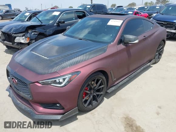 ✅ 2017 Infiniti Q60 Premium • VIN: JN1CV7EK0HM110992 • Lot: 42561643. Listed on IAAI with 65,928 mi. Free auction sales archive from the USA and detailed vehicle history report at DreamBid. Image 2.