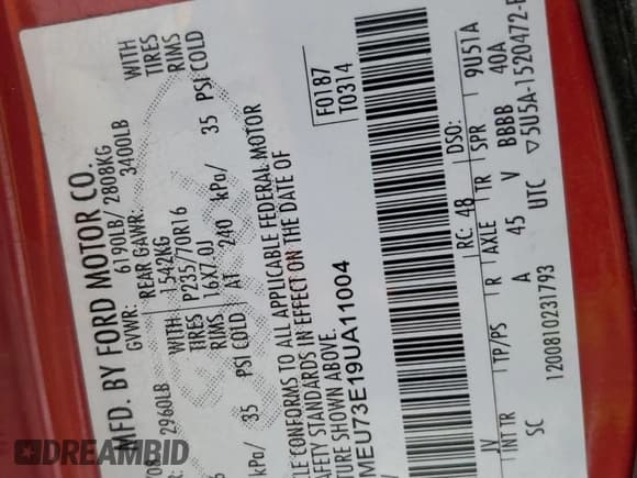 ✅ 2009 Ford Explorer XLT • VIN: 1FMEU73E19UA11004 • Lot: 60150555. Listed on Copart with 223,986 mi. Free auction sales archive from the USA and detailed vehicle history report at DreamBid. Image 13.