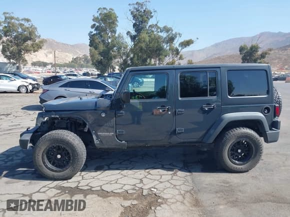 ✅ 2017 Jeep Wrangler Unlimited Sport • VIN: 1C4BJWDG5HL748608 • Lot: 43214450. Listed on IAAI with 79,152 mi. Free auction sales archive from the USA and detailed vehicle history report at DreamBid. Image 15.