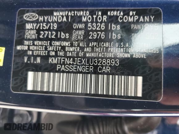 ✅ 2020 Genesis G80 3.8L • VIN: KMTFN4JEXLU328893 • Лот: 88111025. Опубликован ранее на Copart с пробегом 46 039 миль. Бесплатный доступ к архиву аукционных продаж из США и подробный отчёт об истории автомобиля на DreamBid. Изображение 13.