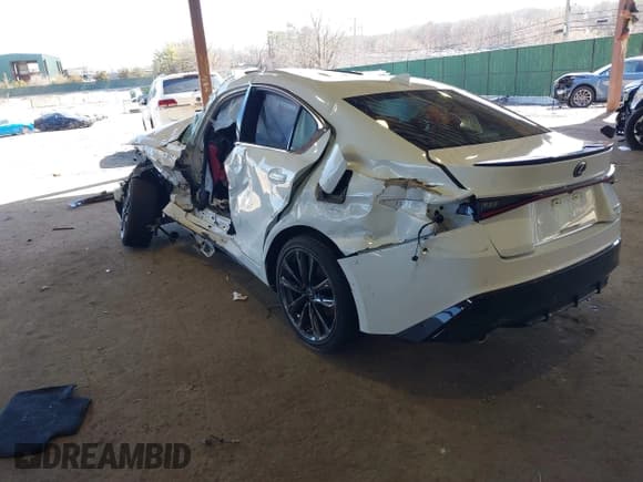 ✅ 2022 Lexus IS 350 F Sport • VIN: JTHGZ1E29N5026030 • Lot: 41810924. Listed on IAAI with 27,844 mi. Free auction sales archive from the USA and detailed vehicle history report at DreamBid. Image 3.