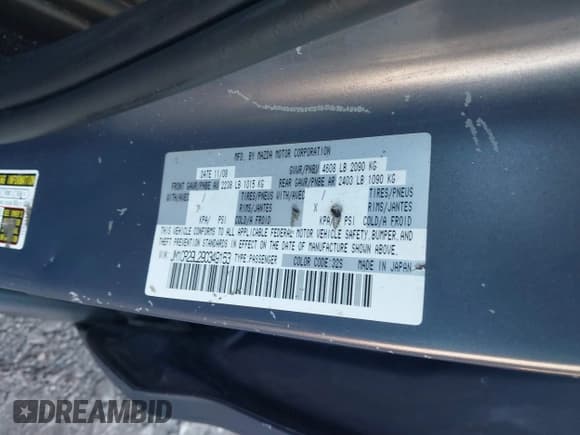 ✅ 2009 Mazda 5 Touring • VIN: JM1CR29L290349153 • Лот: 41679581. Опубликован ранее на IAAI с пробегом Не указан. Бесплатный доступ к архиву аукционных продаж из США и подробный отчёт об истории автомобиля на DreamBid. Изображение 9.