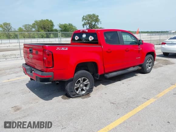 2015 Chevrolet Colorado 4WD Z71 with VIN 1GCGTCE32F1172706, listed as a IAAI auction lot 42942322 with 139,378 mi miles and . Bid and sale history available at DreamBid. Image 4.
