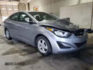 2015 Hyundai Elantra SE with VIN KMHDH4AE1FU248931, listed as a Copart auction lot 90270145 with Not provided miles and Salvage title. Bid and sale history available at DreamBid. Image 4.