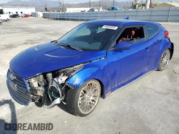 ✅ 2014 Hyundai Veloster Turbo • VIN: KMHTC6AE0EU201684 • Lot: 45605955. Wystawiony na Copart z przebiegiem 202 372 mil. Bezpłatny archiwum sprzedaży aukcyjnych z USA i szczegółowy raport historii pojazdu na DreamBid. Zdjęcie 1.