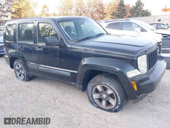 ✅ 2009 Jeep Liberty Sport • VIN: 1J8GN28K69W502256 • Lot: 43692177. Listed on IAAI with 99,173 mi. Free auction sales archive from the USA and detailed vehicle history report at DreamBid. Image 1.