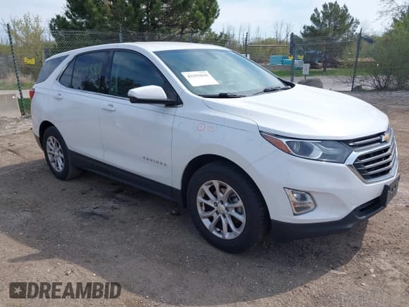 ✅ 2018 Chevrolet Equinox LT • VIN: 3GNAXJEV0JS648014 • Lot: 42193818. Listed on IAAI with 96,146 mi. Free auction sales archive from the USA and detailed vehicle history report at DreamBid. Image 1.