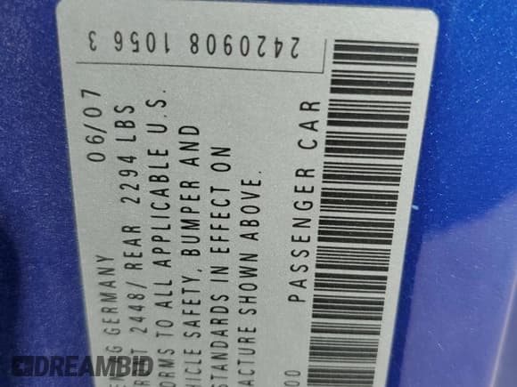 ✅ 2008 Volkswagen R32 • VIN: WVWKC71K48W018700 • Лот: 62202655. Опубликован ранее на Copart с пробегом Не указан. Бесплатный доступ к архиву аукционных продаж из США и подробный отчёт об истории автомобиля на DreamBid. Изображение 13.