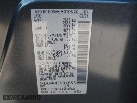 ✅ 2014 Infiniti QX60 • VIN: 5N1AL0MM3EC531655 • Lot: 43493250. Wystawiony na IAAI z przebiegiem 87 264 mil. Bezpłatny archiwum sprzedaży aukcyjnych z USA i szczegółowy raport historii pojazdu na DreamBid. Zdjęcie 9.