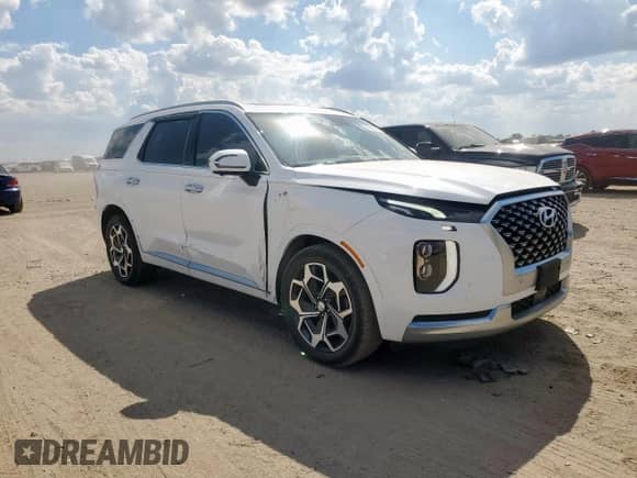 2021 Hyundai Palisade Calligraphy с VIN KM8R7DHE8MU300633, выставлен на аукционе Copart как лот 82367495 с пробегом 72 813 миль миль и Списание • Salvage title. История ставок и продаж доступна на DreamBid. Изображение 4.