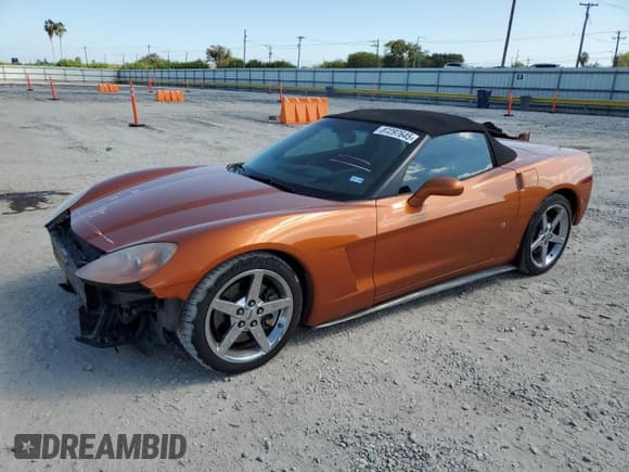 ✅ 2007 Chevrolet Corvette • VIN: 1G1YY36U775113960 • Lot: 87297645. Listed on Copart with 95,447 mi. Free auction sales archive from the USA and detailed vehicle history report at DreamBid. Image 1.
