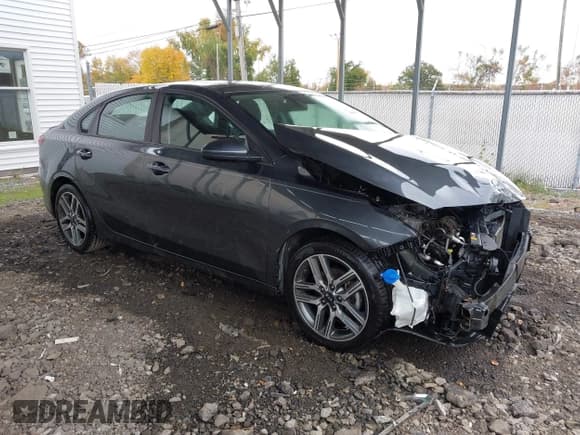 ✅ 2019 Kia Forte S • VIN: 3KPF34AD9KE021577 • Lot: 43463825. Listed on IAAI with 128,984 mi. Free auction sales archive from the USA and detailed vehicle history report at DreamBid. Image 1.